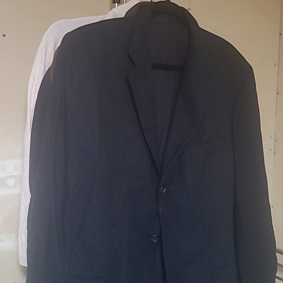 Hugo Boss Black Men Blazer Navy Blue Line Made In Turkey 100% Wool 3 Button 44R - Picture 8 of 11